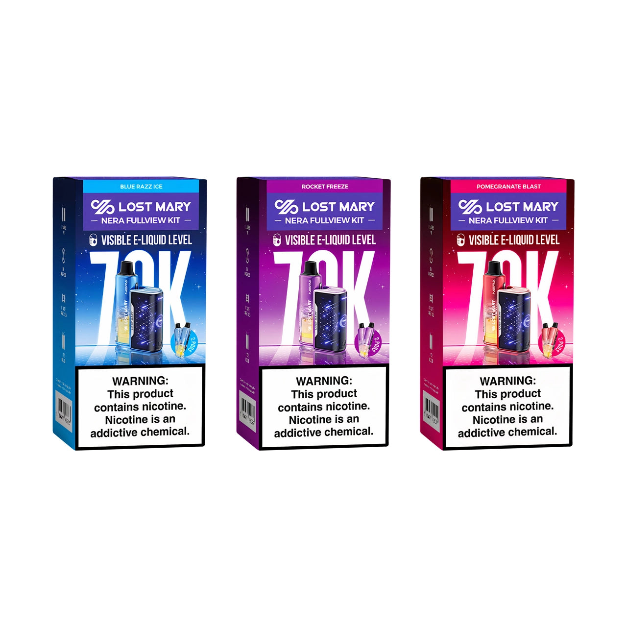 Lost Mary NERA Fullview 70000 Kit & Pod Disposable Vape