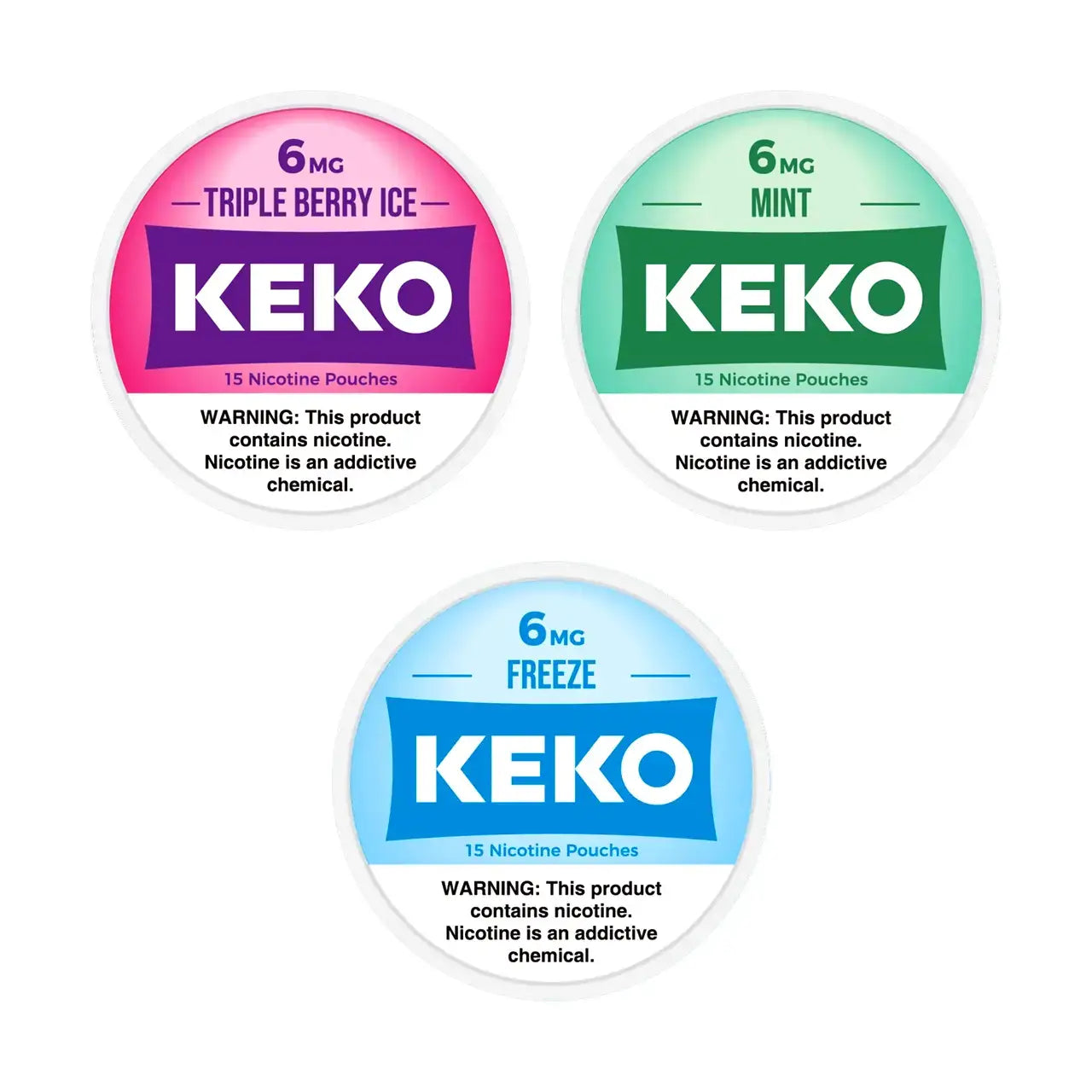 KEKO Flavored Nicotine Pouches