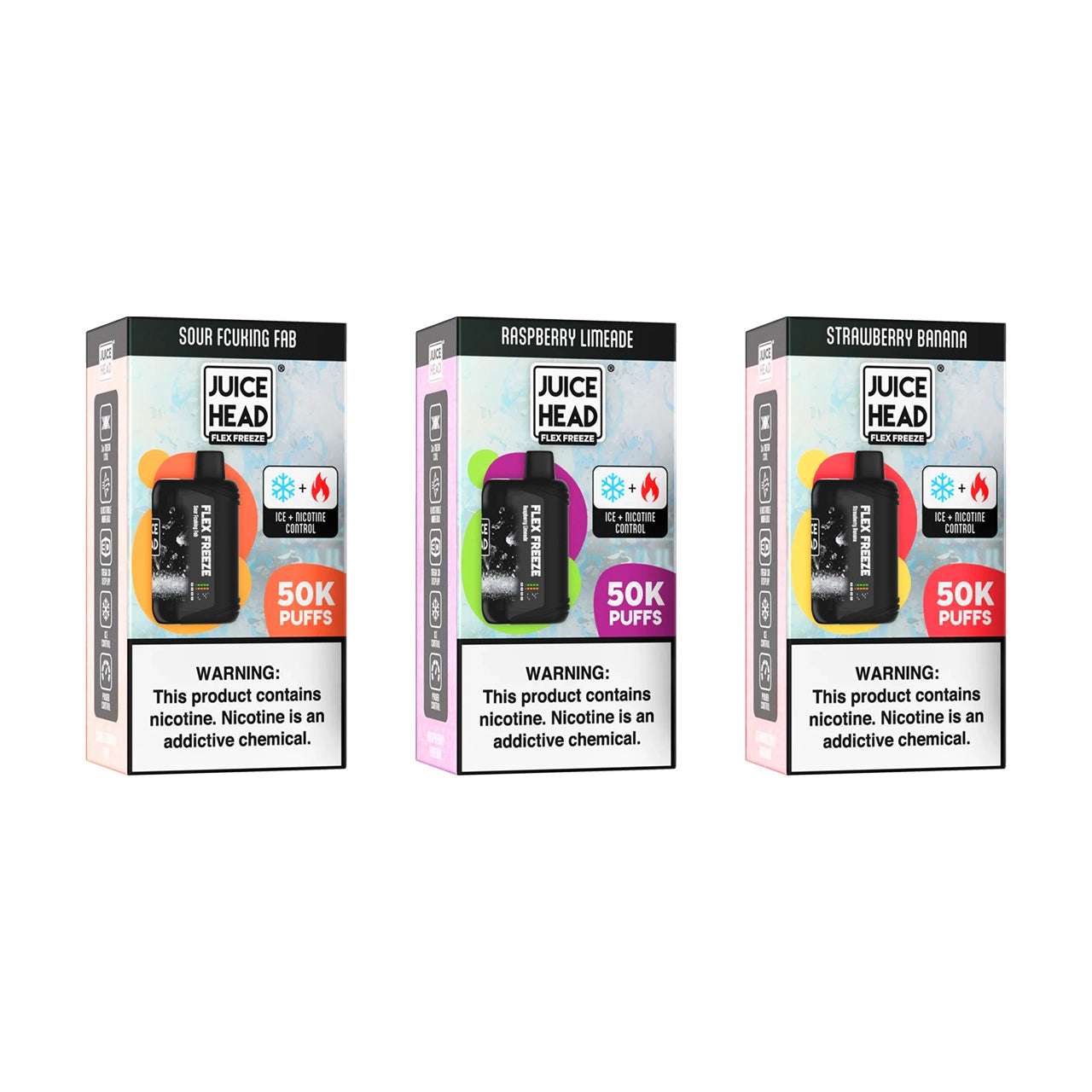 Flex Freeze 50K Puffs Disposable Vape by Juice Head