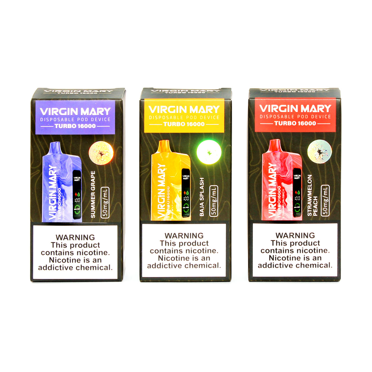 Turbo 16K Puffs Disposable Vape by Virgin Mary