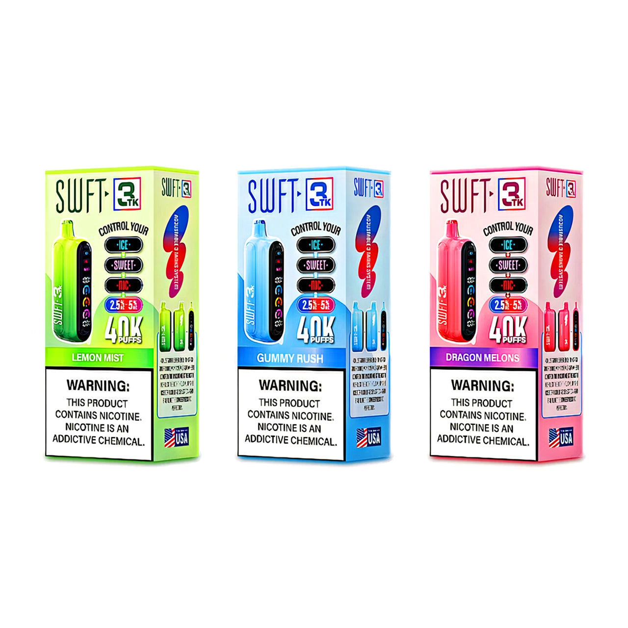 3TK 40000 Puffs Disposable by SWFT
