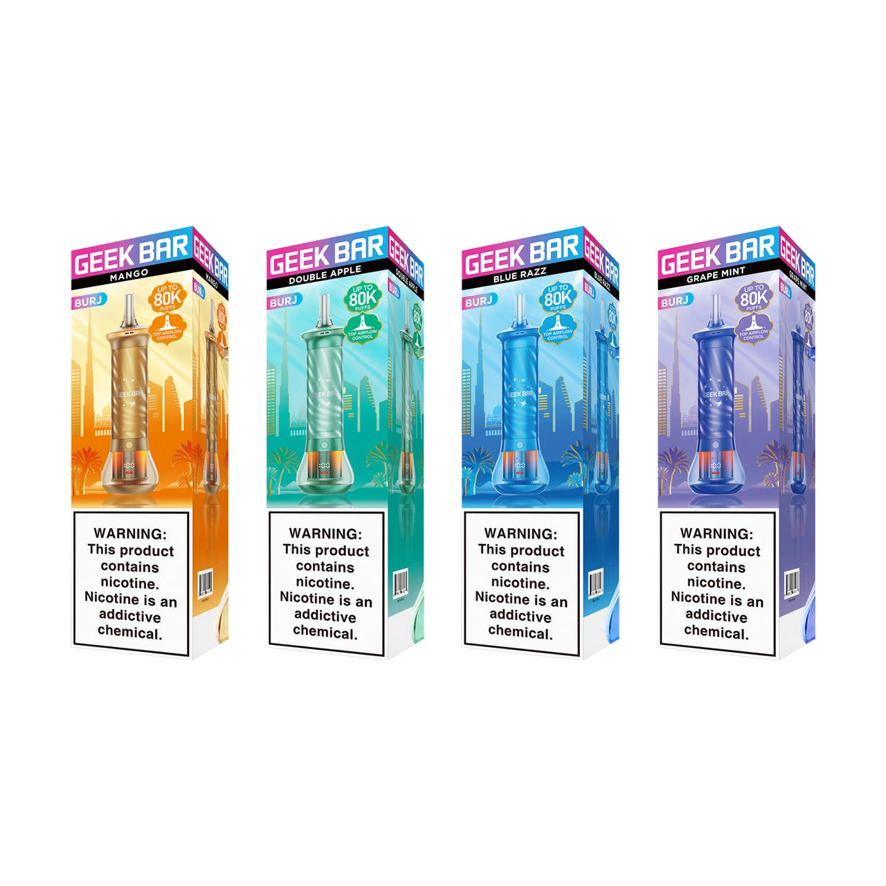 GEEK Bar BURJ 80000 Puffs Hookah Disposable