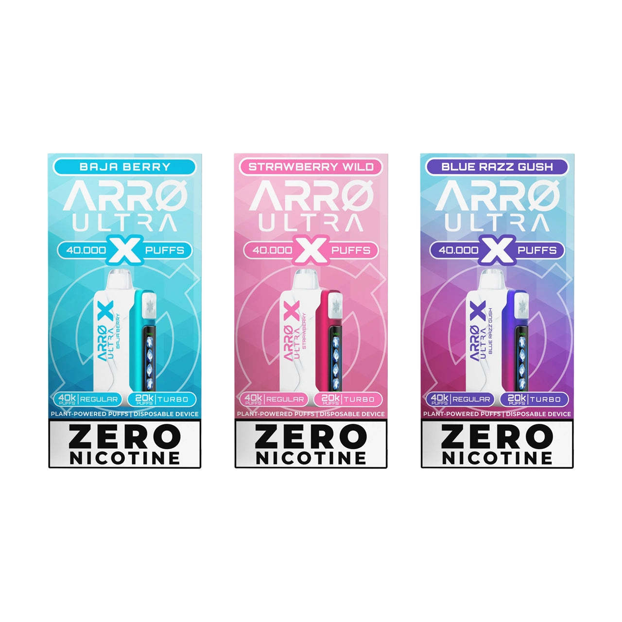 Ultra X 40K Puffs Zero Nicotine Disposable by Arro