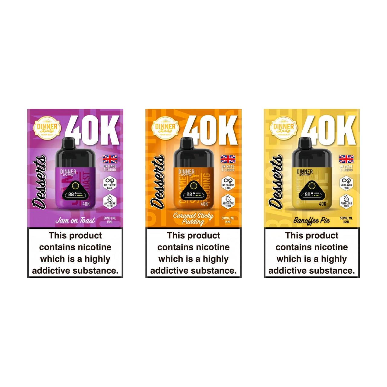 Dinner Lady Desserts 40K Disposable Vape
