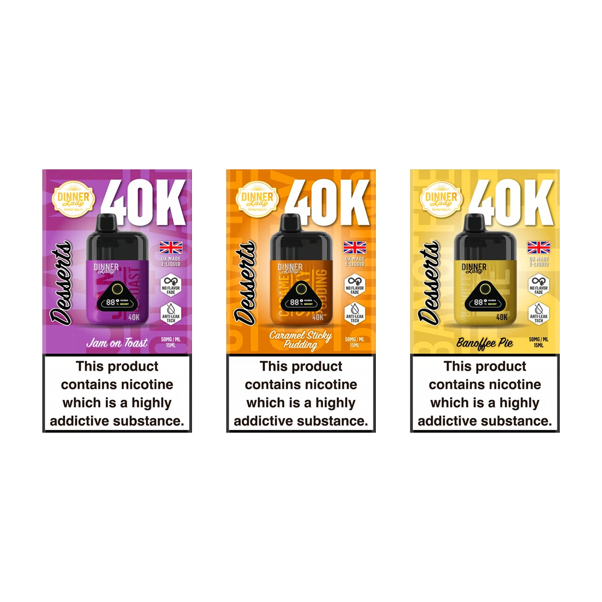 Dinner Lady Desserts 40K Disposable Vape