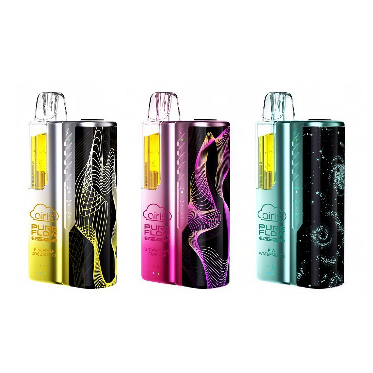 AIRIS PureFlow Switch 50000 Kit & Pod Disposable Vape